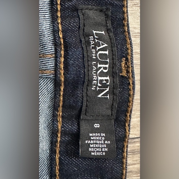 👖 Lauren Ralph Lauren High-Rise Premier Straight Leg Jeans - Size 8 🌟 - Picture 10 of 12